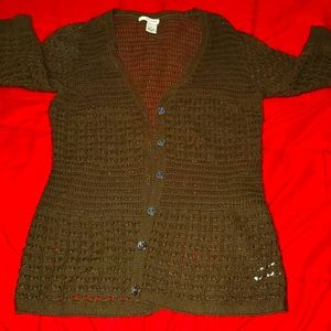 Dkny jeans cadigan sweater,size m
